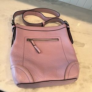 Coach Lavender Leather Sling Crossbody Bag